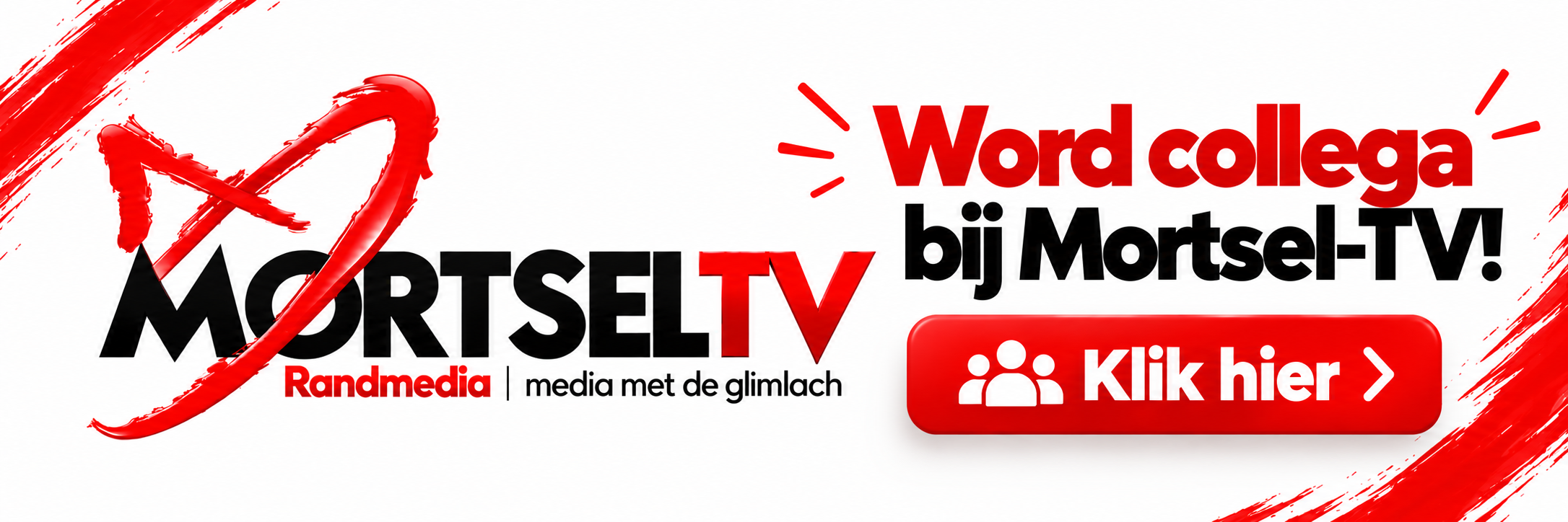 Word collega bij Mortsel-TV! Klik hier