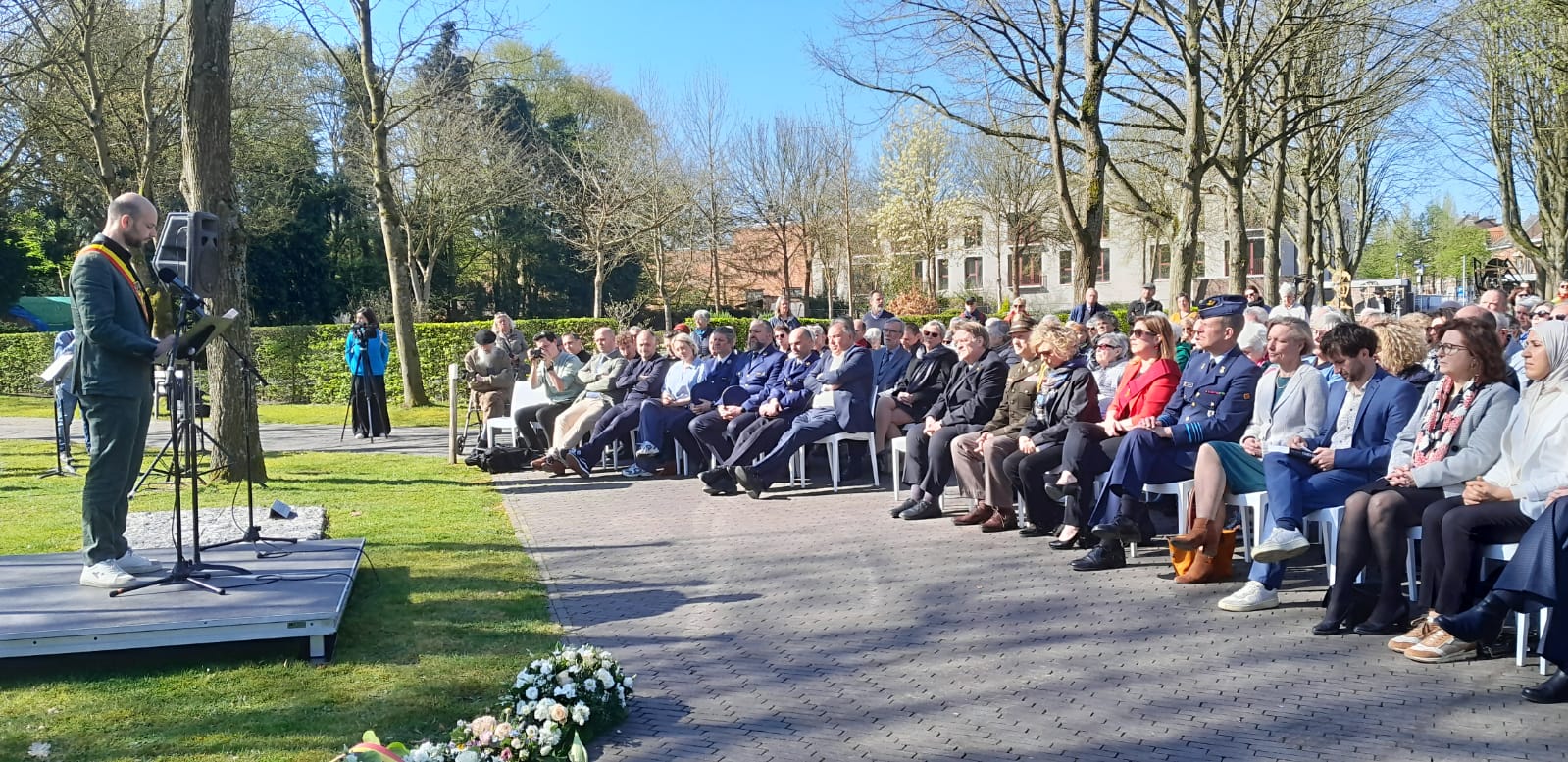 Mortsels Burgemeester Michiel Hubeau doet oproep aan wereldleiders op herdenking zwaarste Belgische bombardement van wereldoorlog II